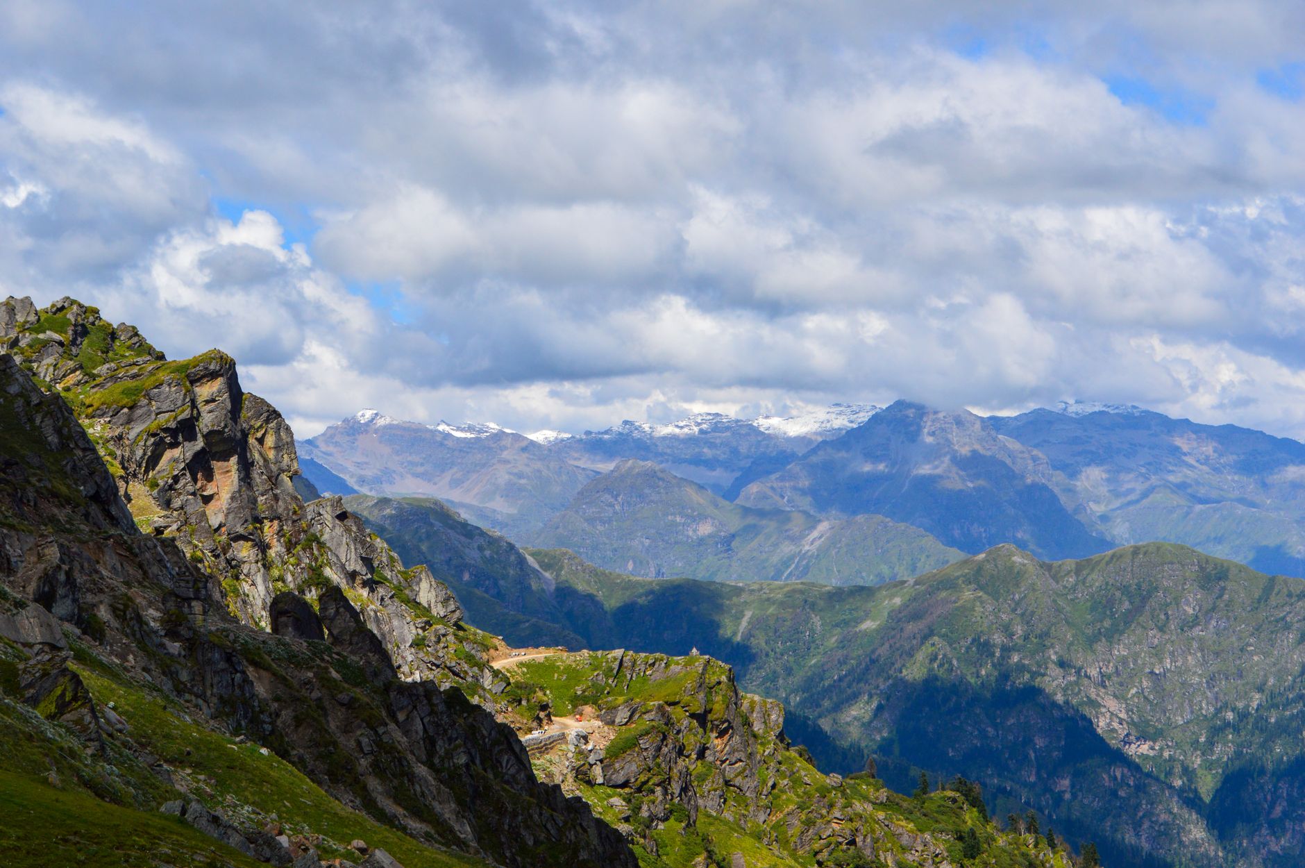 Breathtaking mountains travel tourism destination peaks and luxury camp setup for June 2026 by Himsahya Holidays
